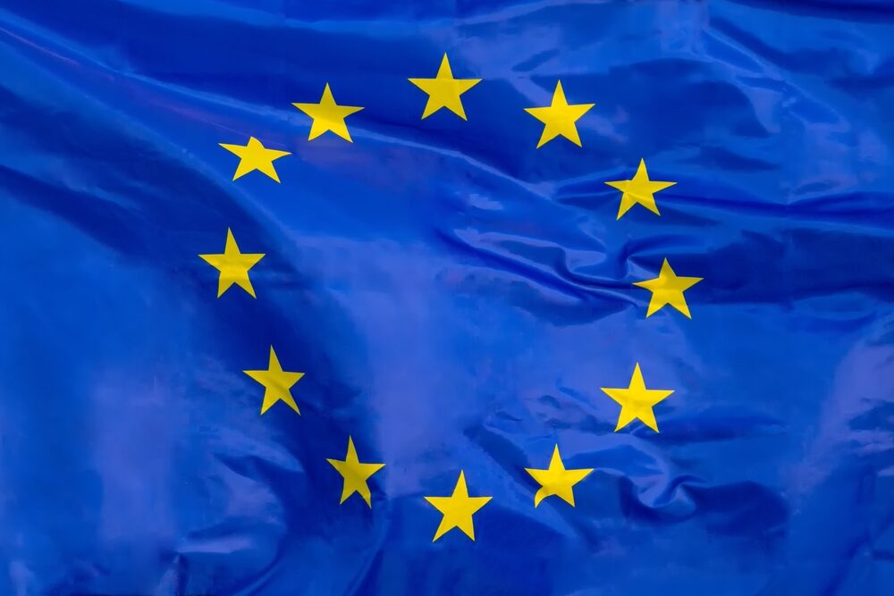 Logo di Google con simbolo dell'Unione Europea
