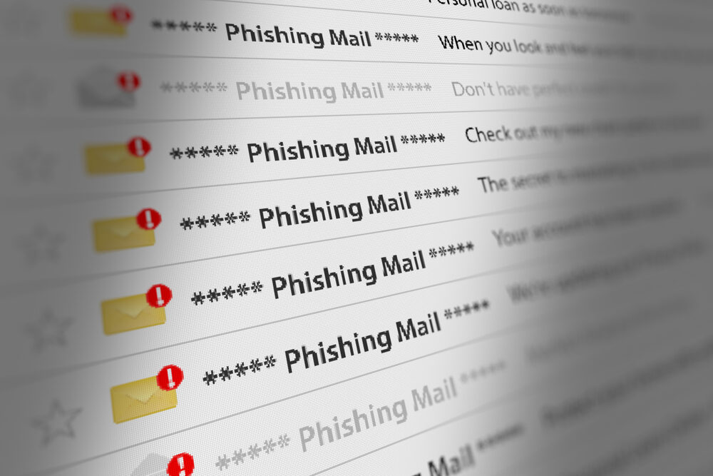 Attacco di phishing Microsoft 365