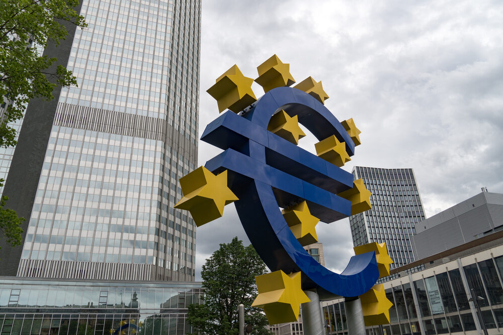 Rappresentazione grafica della Bce e dell'economia europea