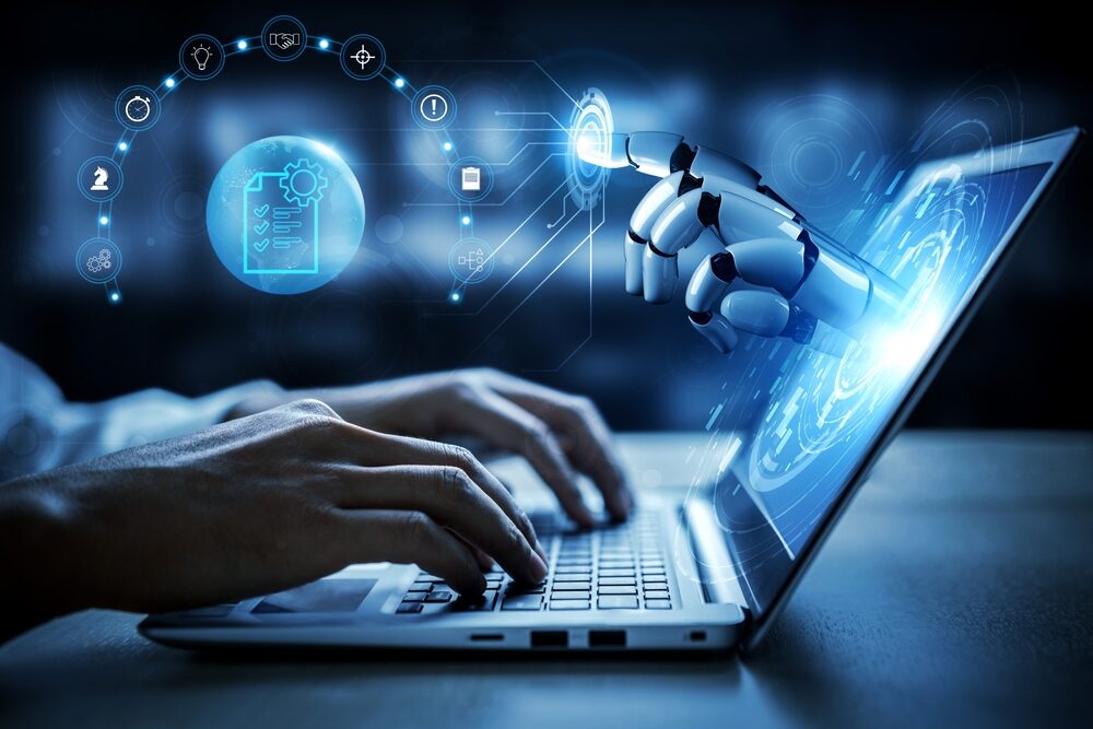 Illustrazione sull'Intelligenza Artificiale nel collaudo del software