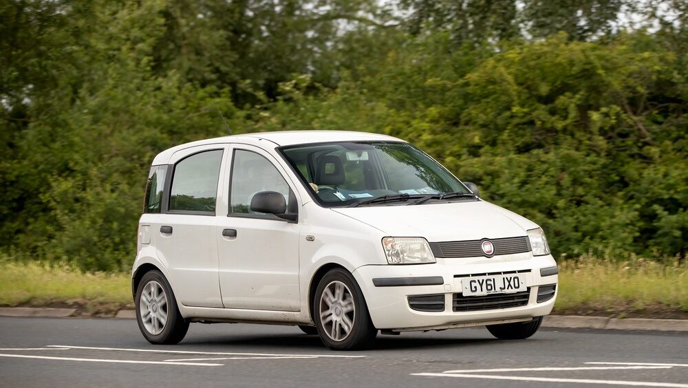 Fiat Panda in strada